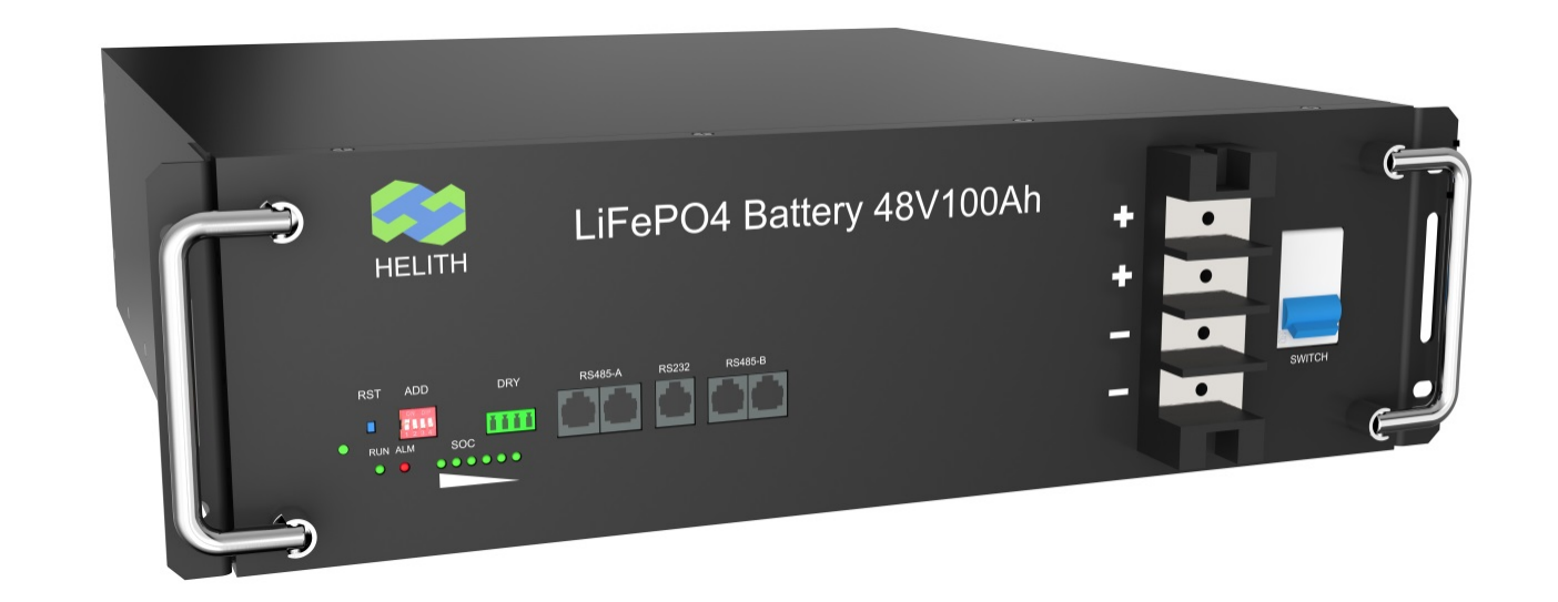 2560 Wh LiFePO4-Batterie im Rack-Typ